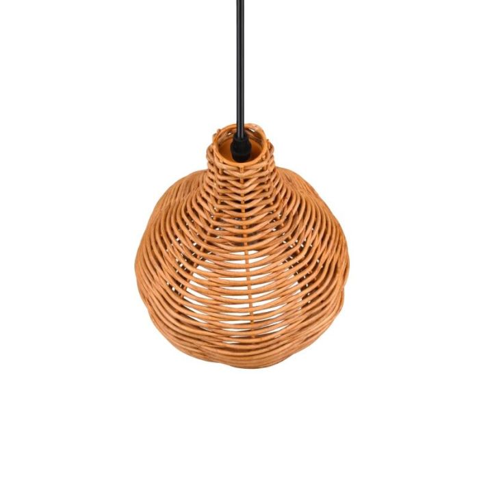 Rotan hanglamp bruin, Annieke