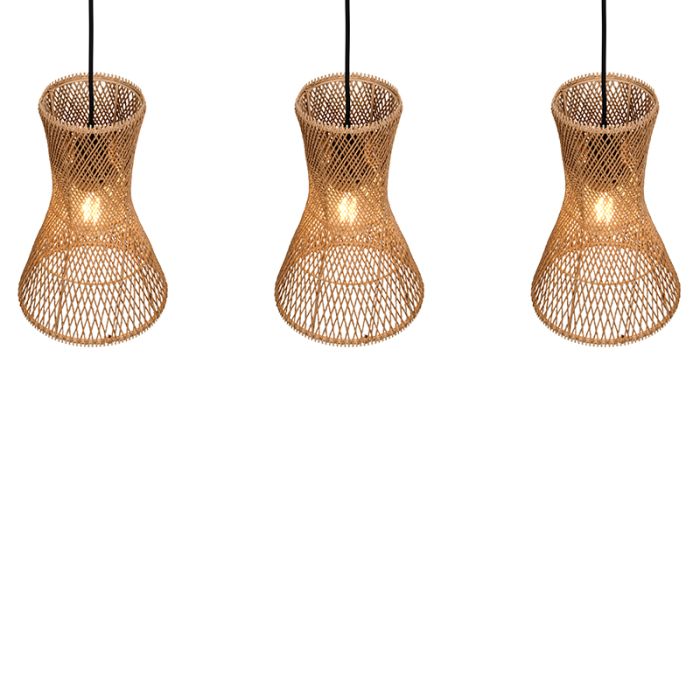Papieren hanglamp zwart, Qasim
