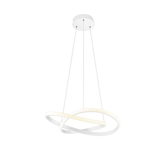 Witte hanglamp modern, Aby, 27W, 4000K LED
