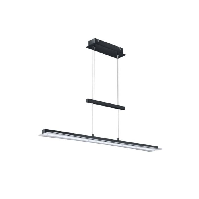Zwarte hanglamp modern, Port, 18W, warm tot koud wit verstelbare LED