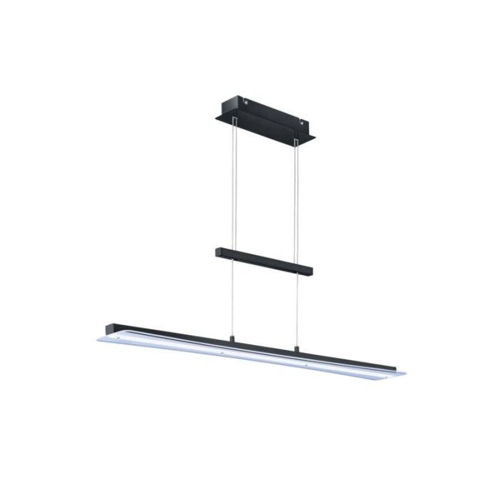 Zwarte hanglamp modern, Port, 18W, warm tot koud wit verstelbare LED