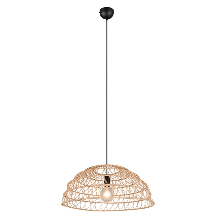 Papieren hanglamp bruin, Raekwon