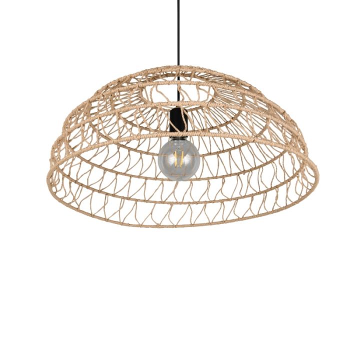 Papieren hanglamp bruin, Raekwon