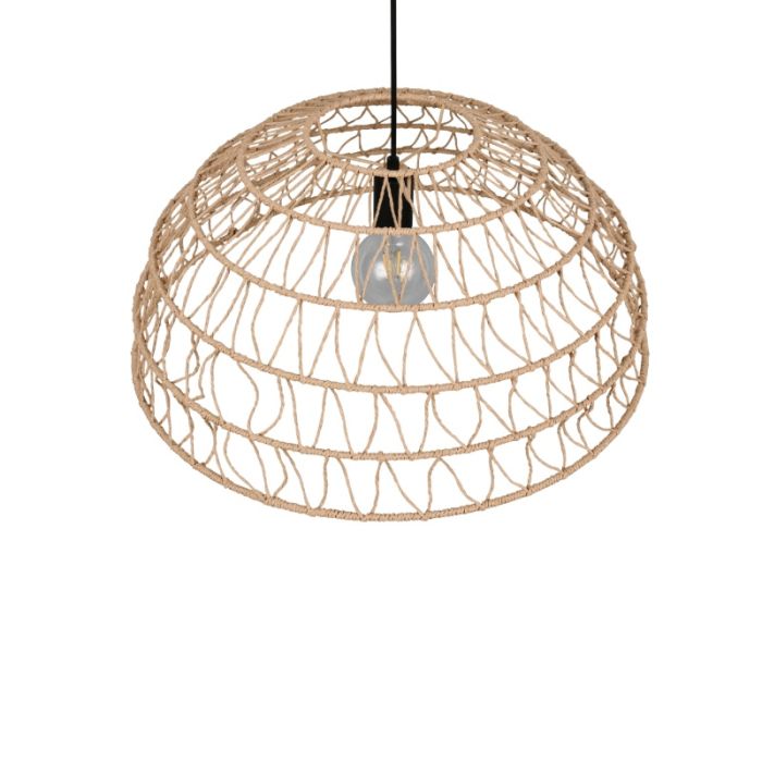 Papieren hanglamp bruin, Raekwon