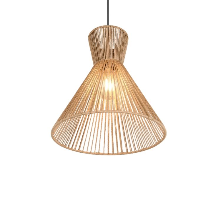 Papieren hanglamp bruin, Ramazan