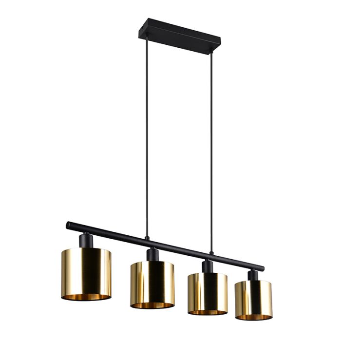 Gouden hanglamp design, Loeka