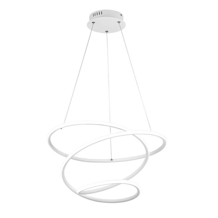 Witte hanglamp Marell, metaal, design, 36w, 4000K LED