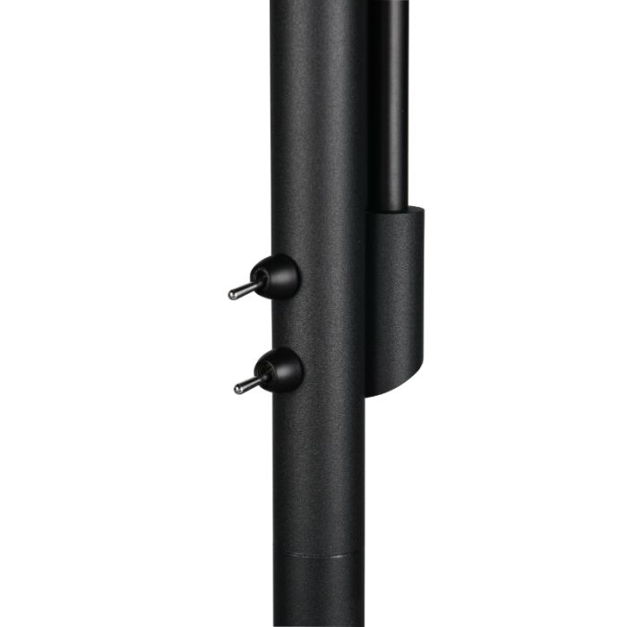 Zwarte vloerlamp modern, Larry, met schakelaar