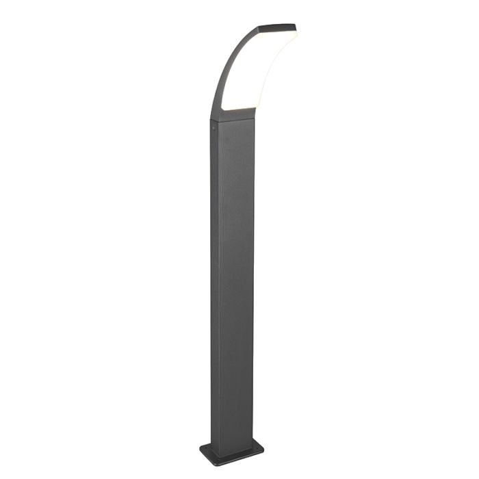 Antraciete buitenlamp modern, Popke, 12,5W, 4000K LED, IP44