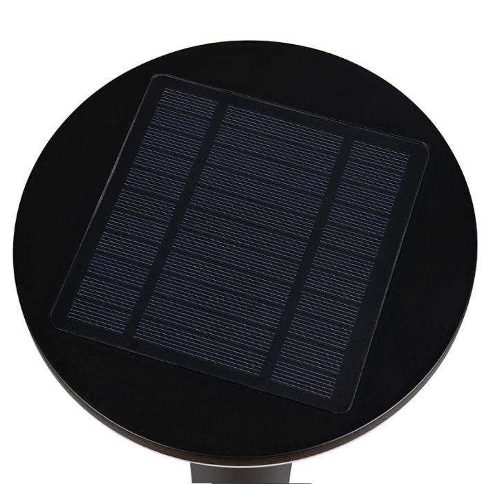 Zwarte staande buitenlamp op zonne-energie modern, Nebahat, 3W, 4000K LED, IP44