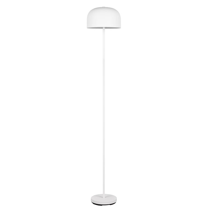 Witte oplaadbare vloerlamp modern, Dustin, 2,5W, 3000K LED, 3-staps dimbaar