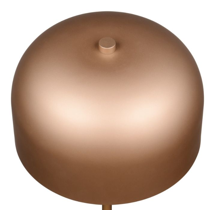 Bruine oplaadbare vloerlamp modern, Dustin, 2,5W, 3000K LED, 3-staps dimbaar