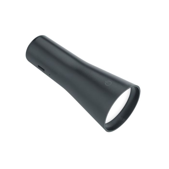 Zwarte tafellamp Remko, metaal, 2w, 3000K LED