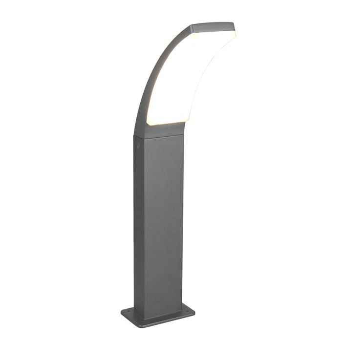 Antraciete buitenlamp modern, Popke, 12,5W, 4000K LED, IP44