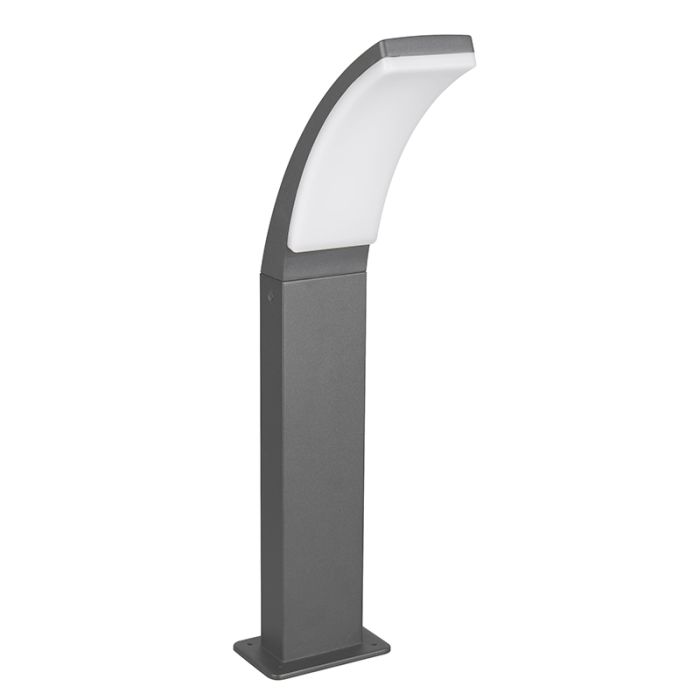 Antraciete buitenlamp modern, Popke, 12,5W, 4000K LED, IP44