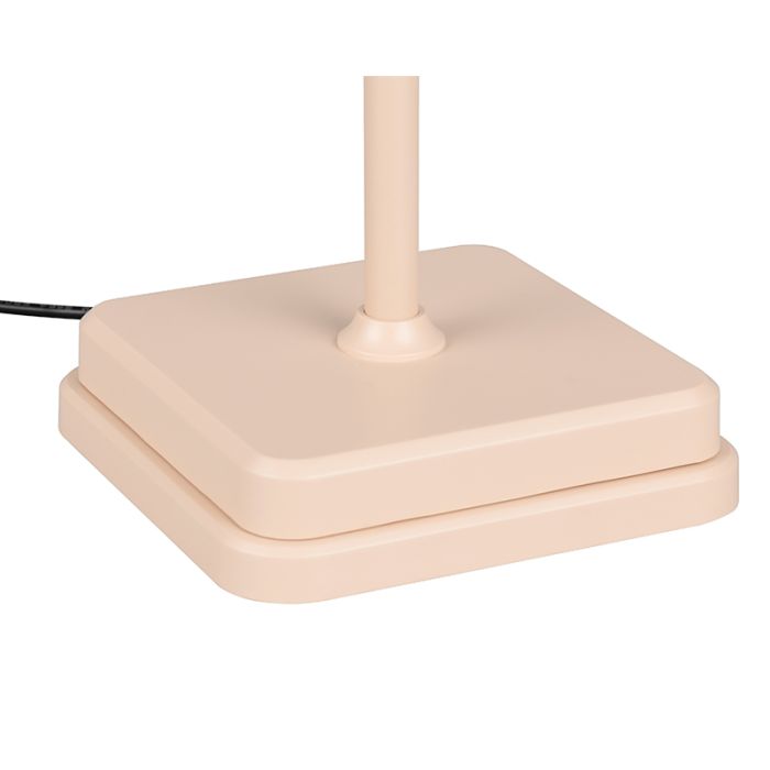 Bruine oplaadbare buiten tafellamp modern, Lakisha, 1,5W, white switch LED, IP54, met touchdimmer