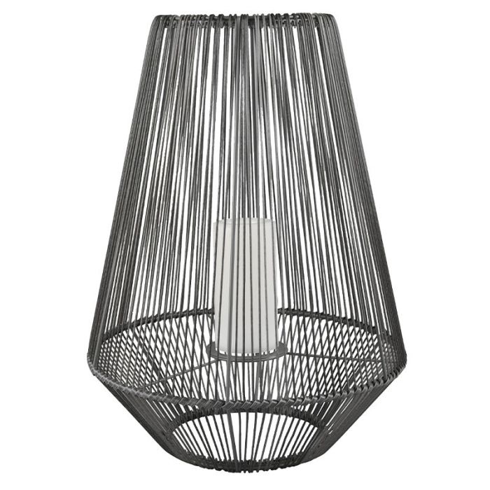 Grijze buiten tafellamp op zonne-energie modern, Rochelle, 1W, 3000K LED, IP44
