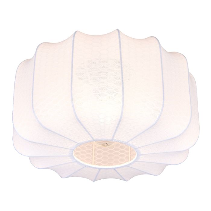 Witte plafondlamp modern, Metehan