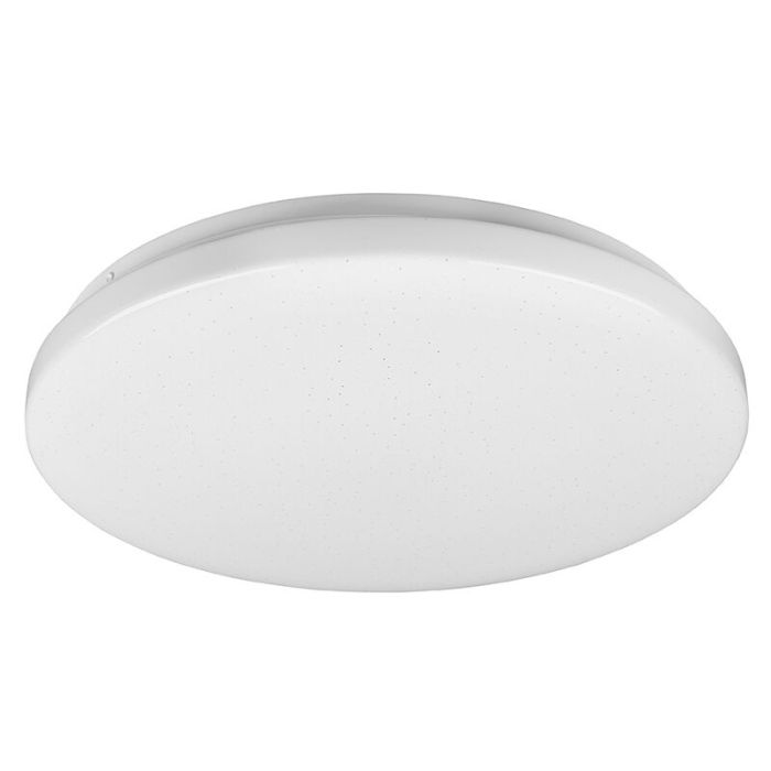 Witte plafonnière modern, Catherina, 18W, RGBW LED, met afstandsbediening