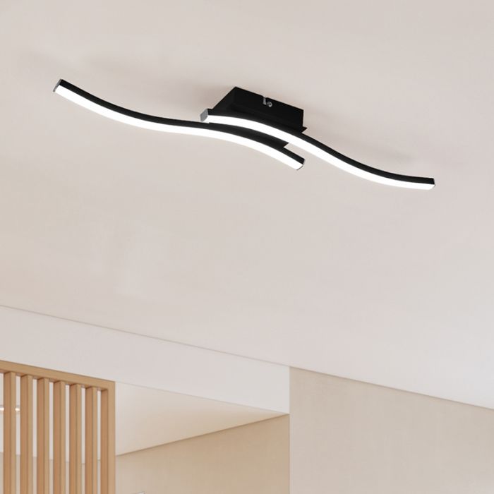 Zwarte plafondlamp modern, Go, 5W, 4000K LED