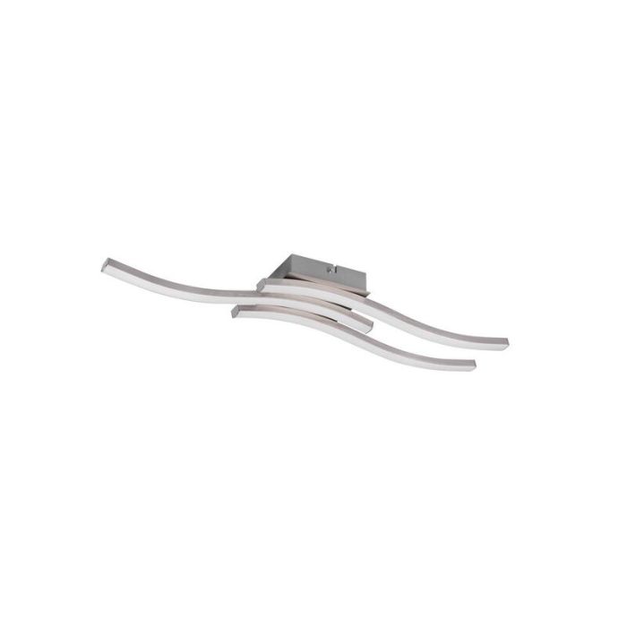 Nikkelen plafondlamp Go, metaal, modern, 5w, 4000K LED