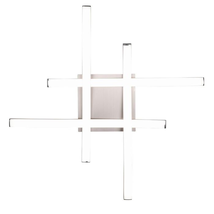 Nikkelen plafondlamp Go, metaal, modern, 5w, 4000K LED