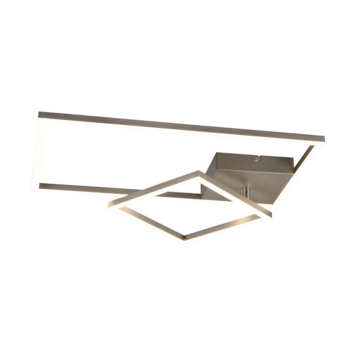 Nikkelen plafonnière Binc, metaal, modern, 25w, 4000K LED