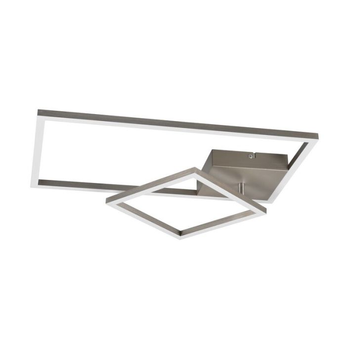 Nikkelen plafonnière Binc, metaal, modern, 25w, 4000K LED