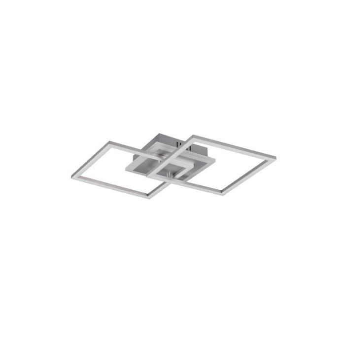 Taupe plafonniere Semira, metaal, modern, 25 watt