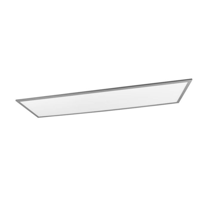 Grijze plafonnière modern, Marlise, 33,5W, warm tot koud wit verstelbare LED, met afstandsbediening