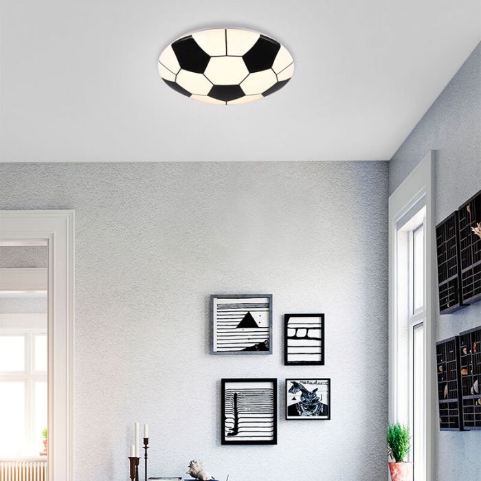 Moderne plafonniere Fabiola, wit, 12w geintegreerd LED