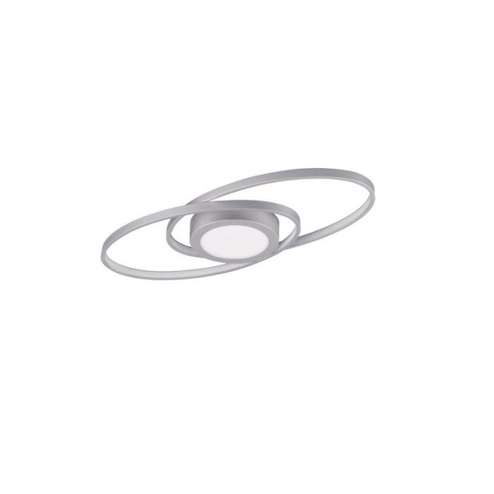 Taupe plafonniere Sarama, metaal, modern, 27 watt