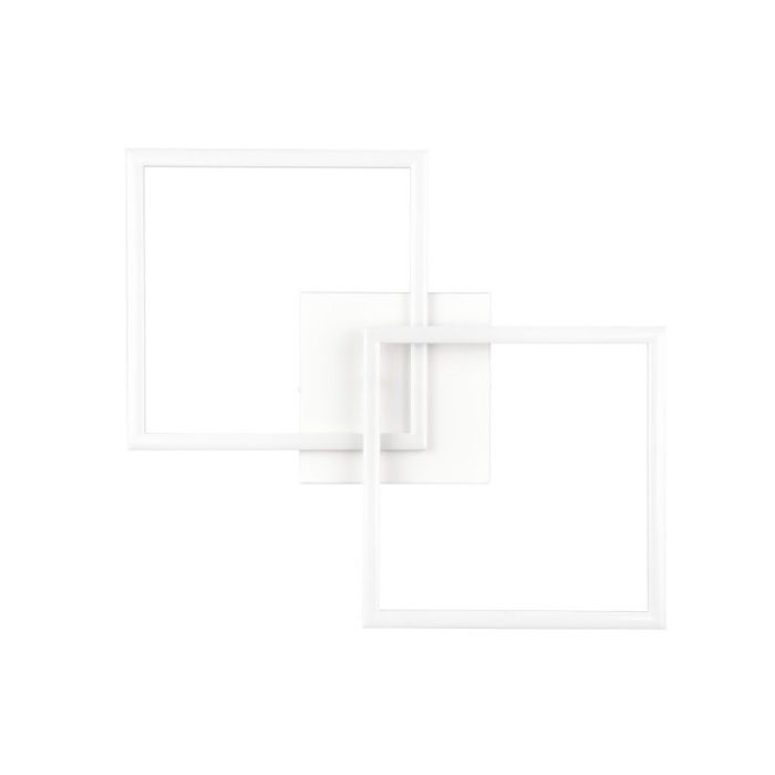 Witte plafonnière modern, Margaux, 20W, 4000K LED