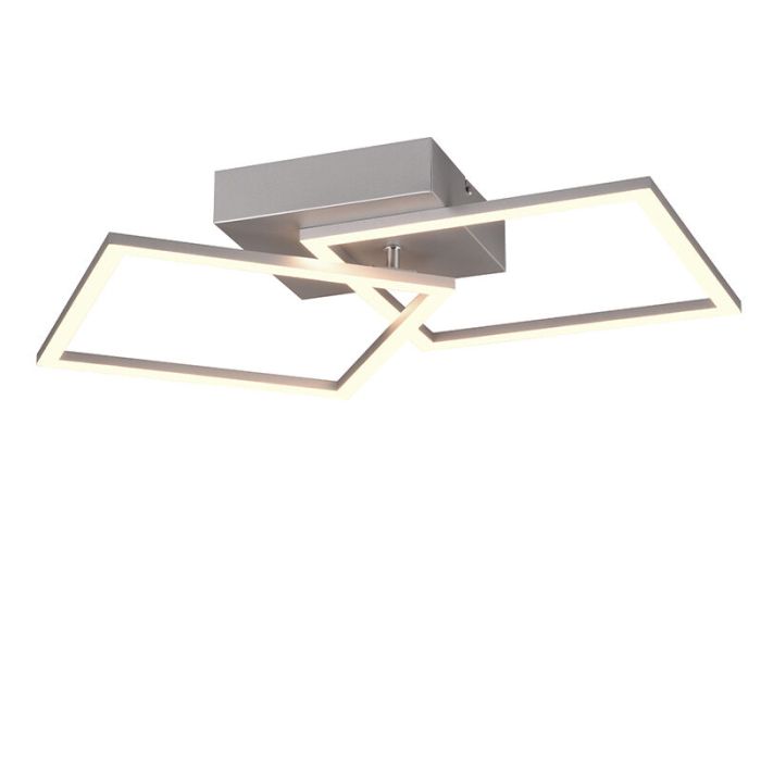 Grijze plafonnière modern, Margaux, 20W, 3000K LED