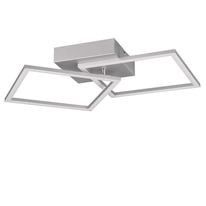 Grijze plafonnière modern, Margaux, 20W, 3000K LED