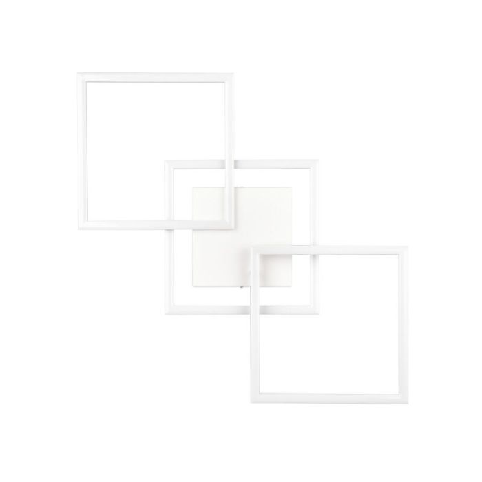 Witte plafonnière modern, Margaux, 31W, 4000K LED