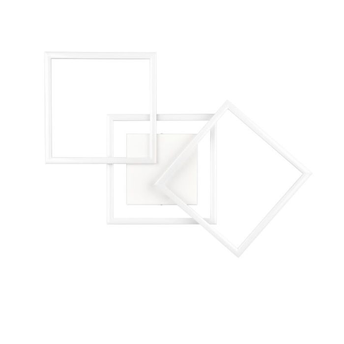 Witte plafonnière modern, Margaux, 31W, 4000K LED