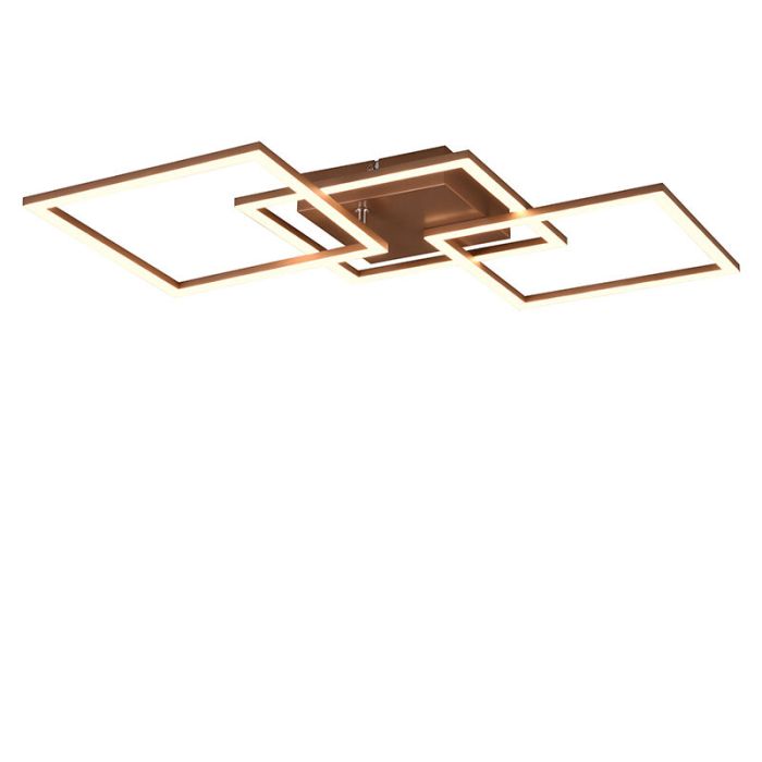 Bruine plafonnière modern, Margaux, 31W, 3000K LED