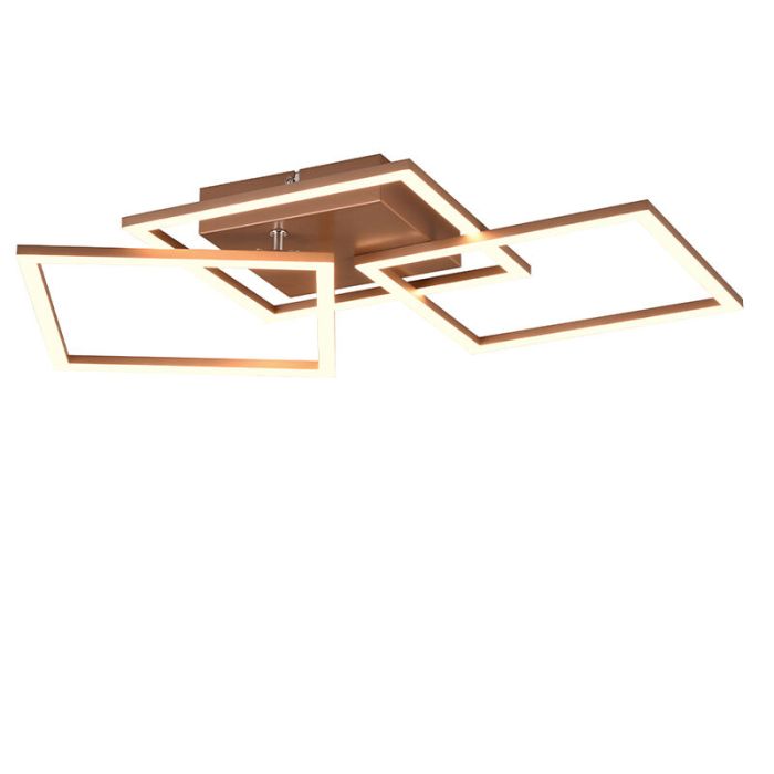 Bruine plafonnière modern, Margaux, 31W, 3000K LED