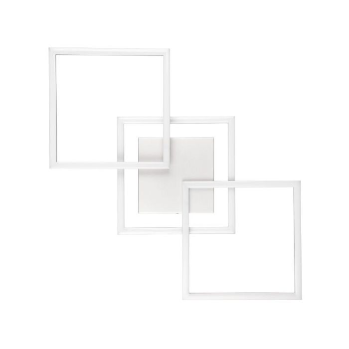 Chromen plafonnière modern, Margaux, 31W, 3000K LED