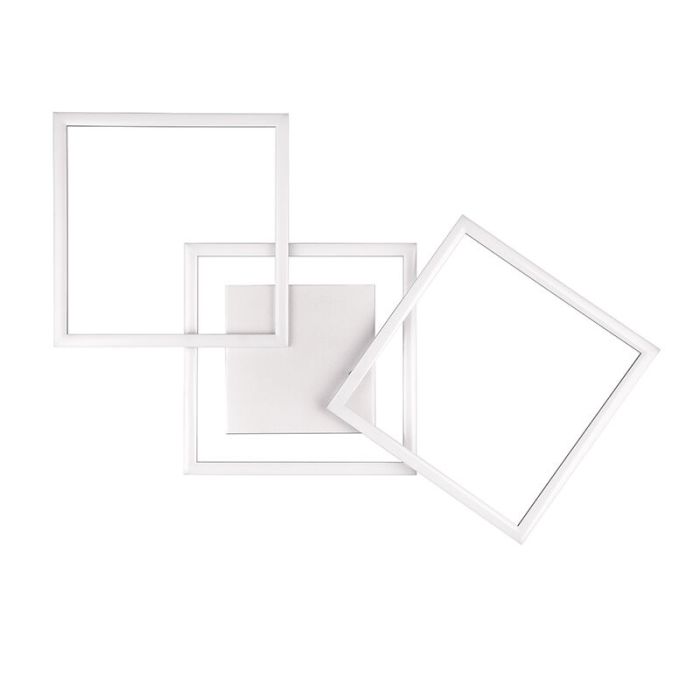 Chromen plafonnière modern, Margaux, 31W, 3000K LED
