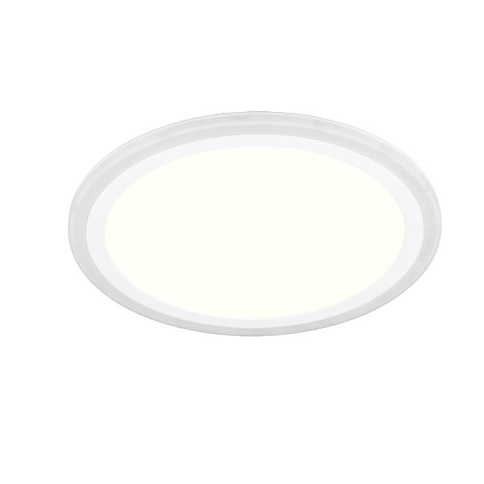 Witte plafonnière modern, Omaima, 11W, 3000K LED
