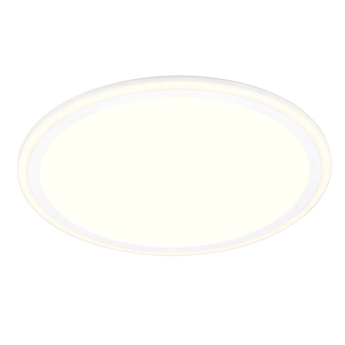 Witte plafonnière modern, Omaima, 17W, 3000K LED