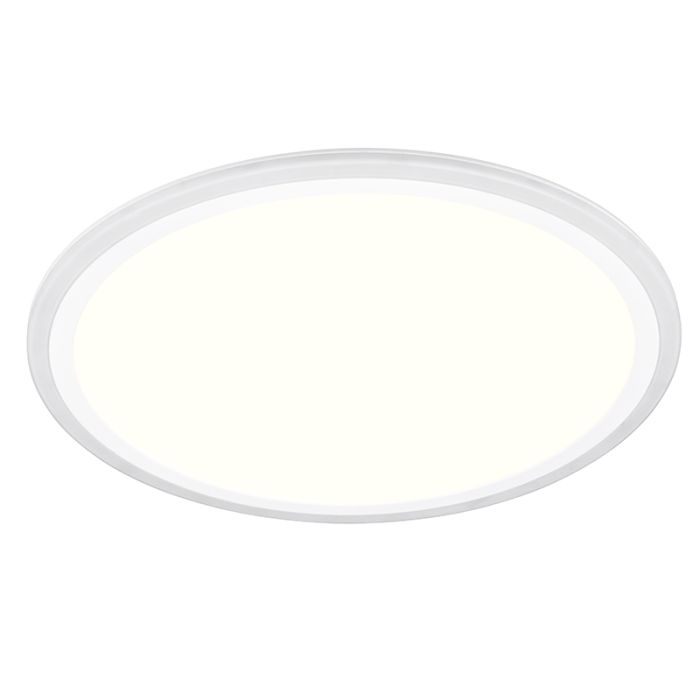Witte plafonnière modern, Omaima, 17W, 3000K LED