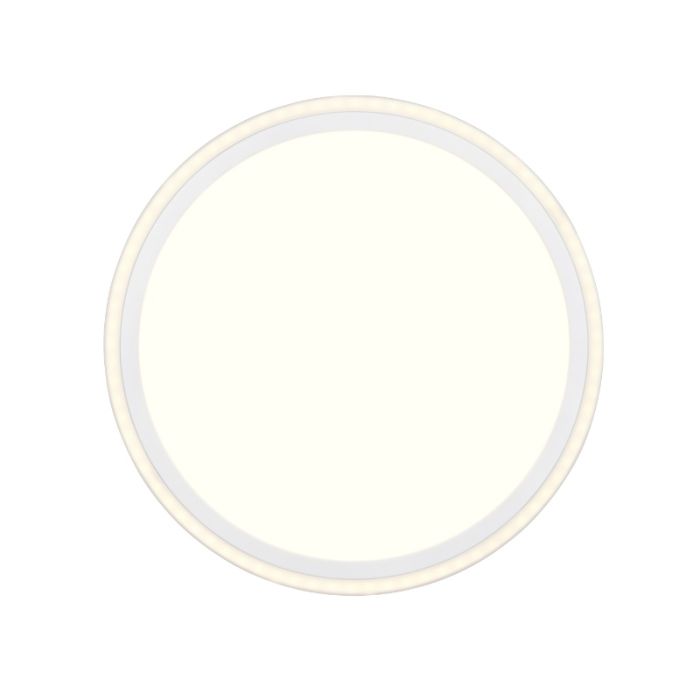 Witte plafonnière modern, Omaima, 17W, 3000K LED