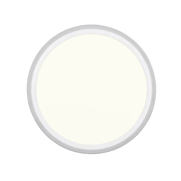 Witte plafonnière modern, Omaima, 17W, 3000K LED