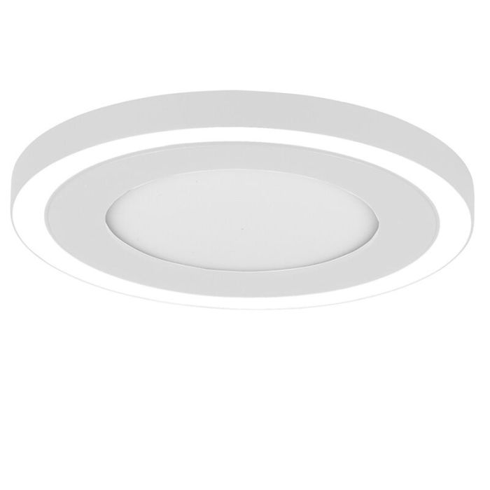Witte plafonnière modern, Mirko, 10W, 4000K LED