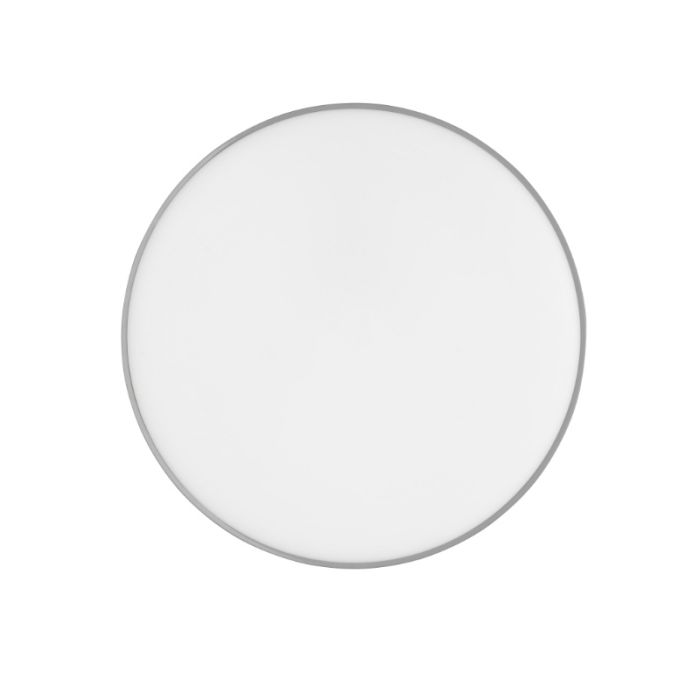 Grijze plafonnière kunststof, Sharde, 18W, 4000K LED, IP44