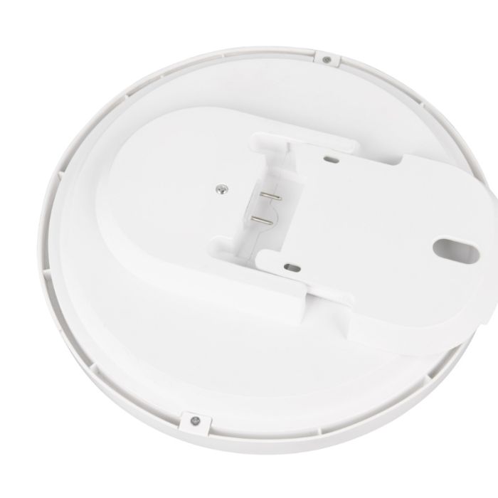 Grijze plafonnière kunststof, Sharde, 18W, 4000K LED, IP44