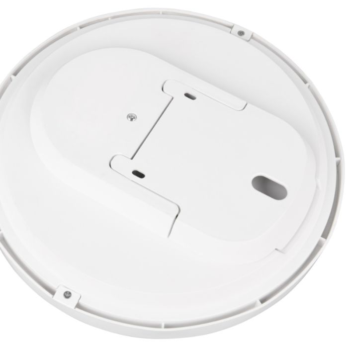 Grijze plafonnière kunststof, Sharde, 18W, 4000K LED, IP44
